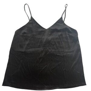 Nicole Miller. Elevate your style with this elegant size L blouse. Black color.